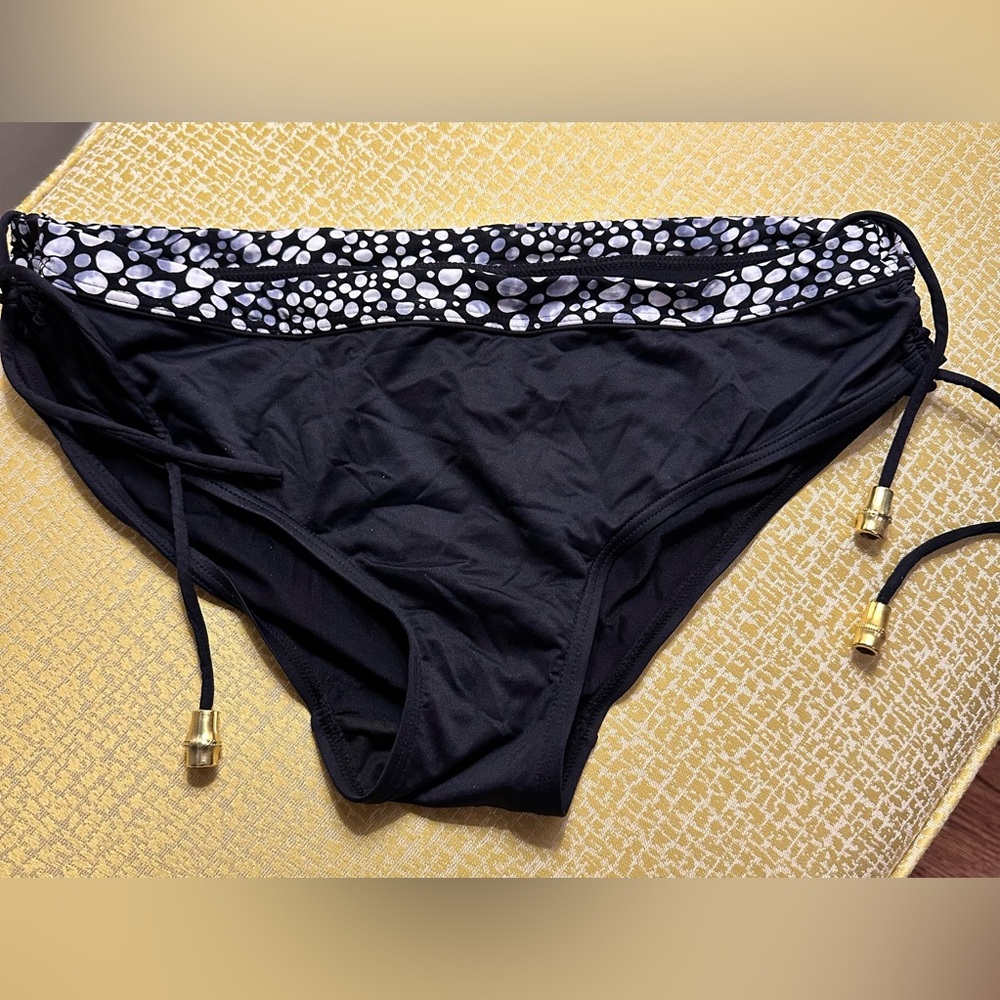 Coco Reef Black and Silver Bikini Bottoms